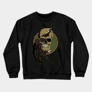 skull eagle Crewneck Sweatshirt